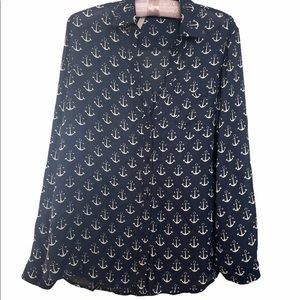 Nautical anchor blouse